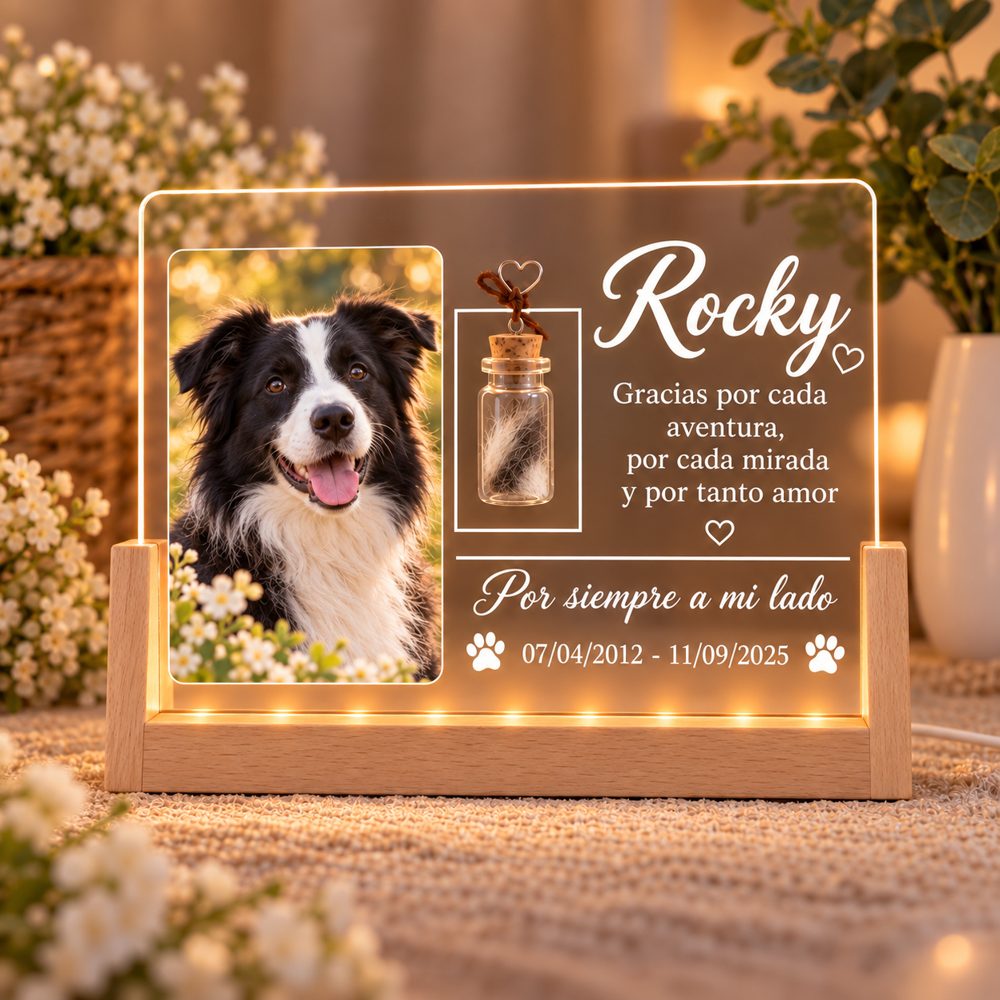 Marco con la foto de Rocky (imagen ilustrativa)